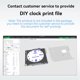 thumbnail image 4 of Kit de Componentes de Reloj de Impresora 3D para Bricolaje, Reloj de Impresión 3D Ultrasilencioso, Esfera de Reloj para Bricolaje, Regalo de Impresión 3D para Bricolaje, 4 of 5
