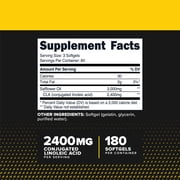 Primaforce Max CLA Supplement 2400 mg Per Serving, 180 Softgels, 60 Servings