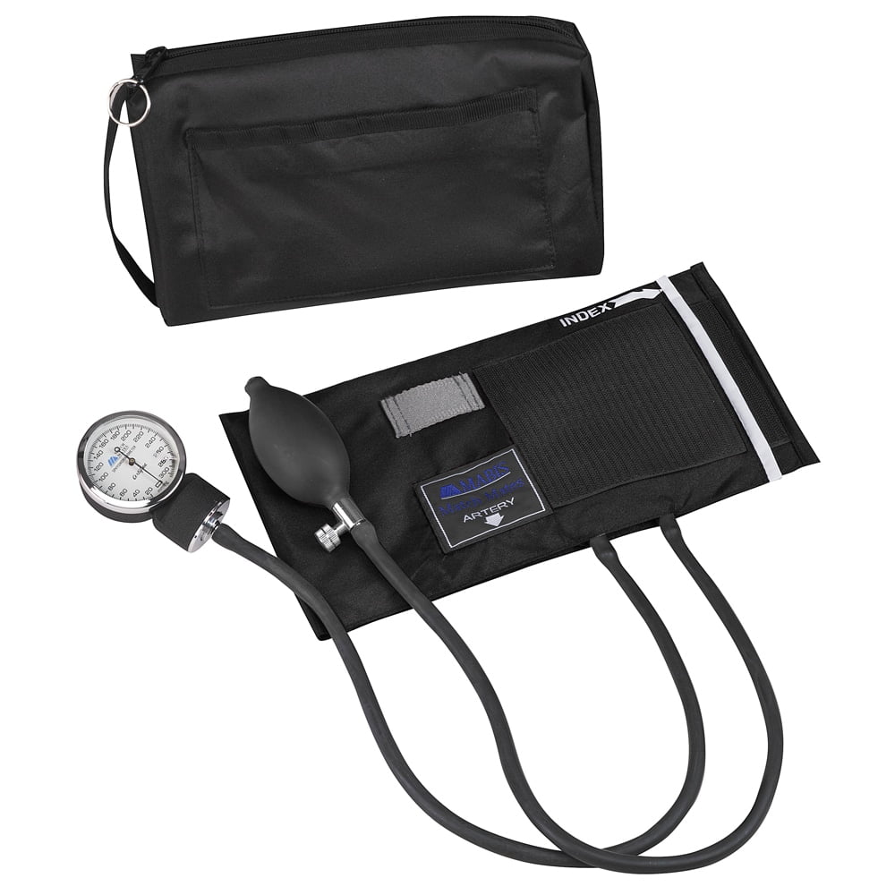 MABIS MatchMates Aneroids Sphygmomanometers Kit, Black