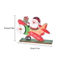 thumbnail image 2 of Bewildely Rebanadas de Navidad con soporte Navidad Papá Noel Decoración de de coche Impresión colorida Montaje Adornos Bar Hotel Fiesta Kits de decoración para fiestas Tipo 2 Bewildely HA069474-02, 2 of 5