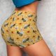 thumbnail image 4 of Balery Bee Wasp Pantalones cortos de entrenamiento estampados para mujer, sin costuras, ajustados, para gimnasio, yoga, correr, deportes, ejercicio activo, fitness.-XX-Large, 4 of 8