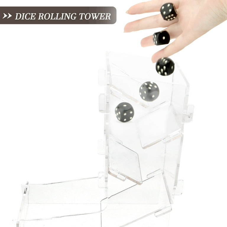 Zucati FLUME 2 Dice Tower, Rolling Tray, and Dice Organizer - Poplar