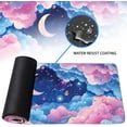 thumbnail image 5 of Gaming Mouse Pads Large, Cloud Star Aesthetics Mousepad Non Slip Base Stitched Edges, Extended Desk Mats for Computer Laptop, Night Sky Keyboard Pad for Home Office 15.7\u201dx 35.4\u201d XXL, 5 of 6