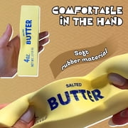 Big Squeezy Butter Toy - Jumbo Squishy Stick of Butter - Extra Large Stress Relief Fidget for Adults & Teens - Realistic Soft Butter Desk Decor 2026
