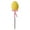 Yellow, variant on CoreLiving Easter Egg Plant Picks Glitter Foam Crafts Wooden Stake Decoration for Spring Tree Branches Floral Arrangement Vase Filler, Assorted Colors