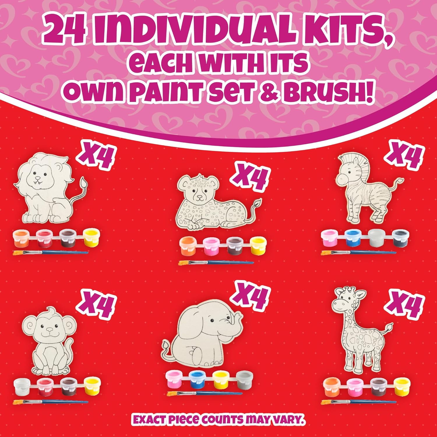 Valentines Day Cards for Kids Classroom -Sweet Treats Diamond Painting Kits (24ct)-Perfect Gifts for Kids School Exchange w Boys & Girls- Includes Sweet Gem Craft Activity & Sticker