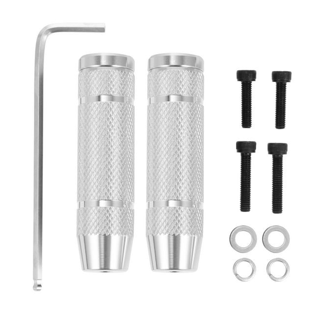 Miangastore Pédale de Vélo pour Enfants Argent 1 Paire 3.3X1.0In
