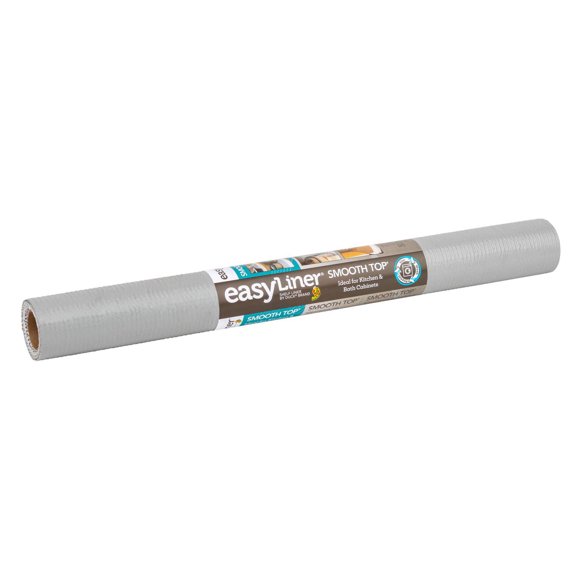 Smooth Top EasyLiner Brand Shelf Liner, Gray, 20 in. x 6 ft.