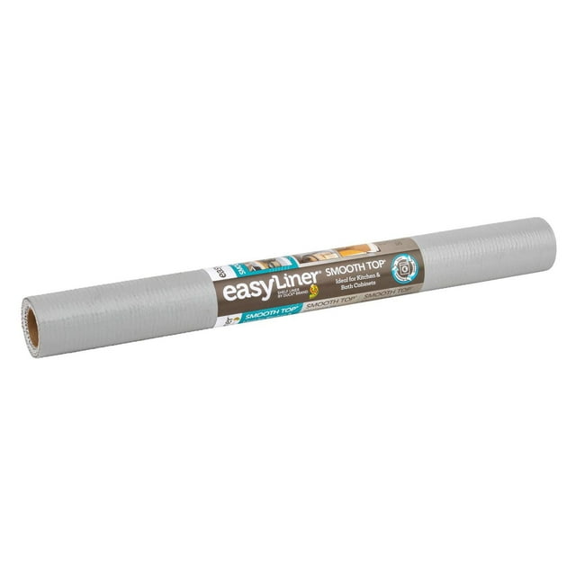 Smooth Top EasyLiner Brand Shelf Liner, Gray, 20 in. x 6 ft.
