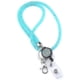 thumbnail image 4 of Id Card Holder Lanyard, 32.9" Bling Crystal Lanyard Strap With Retractable Badge Holder - Purple, 1 Pack, 4 of 5