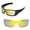 24K Gold, variant on Walleva Clear Replacement Lenses for Oakley Batwolf OO9101 Sunglasses