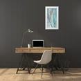 thumbnail image 3 of Haase, Andrea 9x14 White Modern Wood Framed Museum Art Print Titled - Abstract Ink Fantasy IV B, 3 of 4