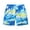 Blue, variant on XXWXYD Kids Beach Shorts Casual Loose Athleti𝖼 Sports Shorts Thin Lightweight Boys Girls Vacation Summer Shorts