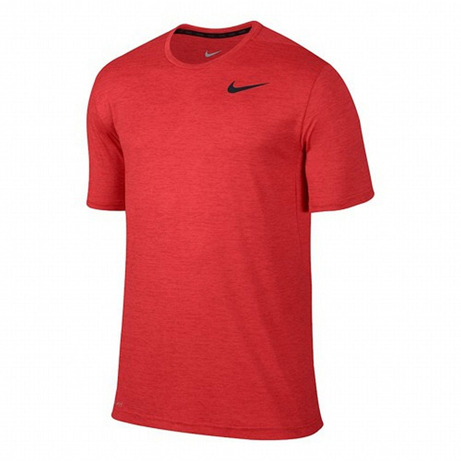 Nike - Nike Men's Dri-Fit Short Sleeve Training T-Shirt-Red-Large ...