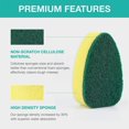 thumbnail image 3 of Clearance! 7Pcs Heavy Duty Dish Wand Sponge Refill Replacement Heads for Kitchen Sink Cleaning Dish Wash Sponge, 3 of 7