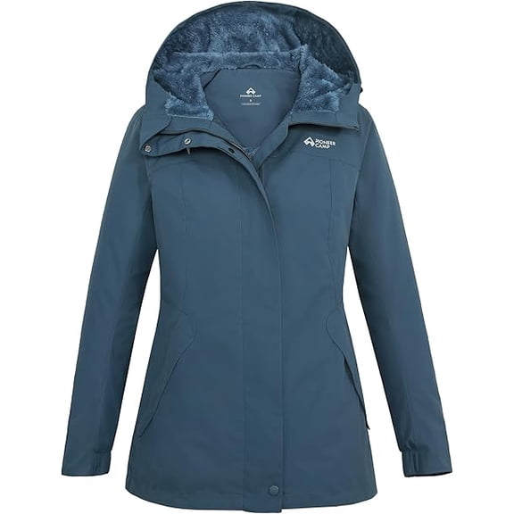 Ski Jacket Women Pioneer Camp 10000mm Waterproof Fleece Lined