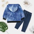 Clearance 04T Kids Baby Boy Hooded Outfits Tie Dye Hoodie Sweatshirts