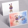 thumbnail image 3 of 4th of July English Setter Celebrates Independence Day 7x5in Folded Greeting Card Dog Lover Single Note Card with Envelope - 12010, 3 of 5