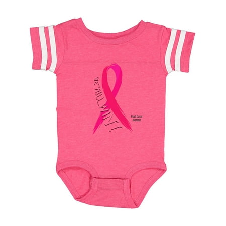 

Inktastic We Will Win Against Breast Cancer with Pink Ribbon Gift Baby Boy or Baby Girl Bodysuit