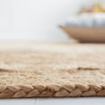 thumbnail image 4 of SAFAVIEH Natural Fiber Comhgham Geometric Area Rug, Natural, 9' x 9' Round, 4 of 8