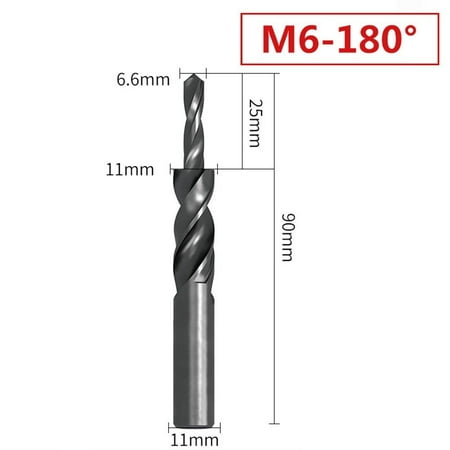 

Leke 90/180 Degree HSS Counterbore Spiral Step Drill Bit For Metal DrillingChamfering