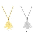 thumbnail image 3 of fastboy Statement With Style Lebanon Map Pendant Necklace For Unique Look Gift Idea Lebanon Map Pendants Necklace Necklaces Silver, 3 of 6