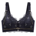 thumbnail image 1 of Sujetador push up de copa completa para mujer, ropa interior inalámbrica, fina, sin esponja, para chicas gorditas, pechos grandes, tallas grandes pequeñas, soporte superior, 1 of 6