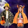 thumbnail image 7 of PULLIMORE Halloween Pumpkin Candy Bags Prop Basket Non-Woven Trick or Treat Kids Handbag, 7 of 7