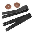 thumbnail image 1 of Bunblic Cymbal Hand Straps Percussion Instrument Accessories Musicians Practical Lightweight Cymbal Hand Belts for Musical Events Black with Pads, 1 of 7