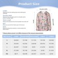 thumbnail image 5 of Cauagu Hello Summer With Gnome Print Sun Protection Jacket for Teen,Full-Zipper Long Sleeve Sun Shirts with Pockets UV Hoodie Shirts Outdoor Athletic Jacket-Large, 5 of 7