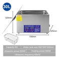 thumbnail image 2 of Ultrasonic Cleaner 2L 3L 6L 10L 15L 30L Ultrasound Cleaning Machine Ultrasonic Cleaning Bath for Glasses Jewelry Dentures Lens, 2 of 7