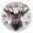 A053, variant on 10 Inch Wall Clock Battery Operated Square Clock for Office, Kitchen, Outdoor, Living Room, Vintage American Flag