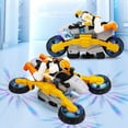 thumbnail image 4 of Moto De Acrobacias, Juguete De Motocicleta De Acrobacias Que Transforma La Diversión Sin Fin Eléctrica Para Niños Y Niñas, 4 of 7