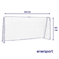 thumbnail image 2 of Portería de Fútbol 12x6 pies Enersport, Portería Grande para Entrenamientos y Juegos, Duradera, 360x180x133 cm, 2 of 3