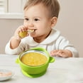 thumbnail image 4 of LLDYYDS Stainless Steel Baby Bowls with Suction,Toddlers Bowl & Removable Silicone Suction Kids Bowl, Anti Scald Non Toxic Snack Container for Baby Food Feeding, 4 of 6