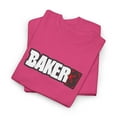thumbnail image 3 of baker 3 three skateboards Vintage Logo video Classic Skate TShirt Print - Heliconia / M, 3 of 5