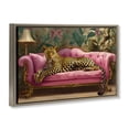thumbnail image 2 of Stupell Industries Art Deco Exotic Lounging Leopard Brown Floating Frame Canvas Art, 25 x 17, by Tina LeCour, 2 of 8