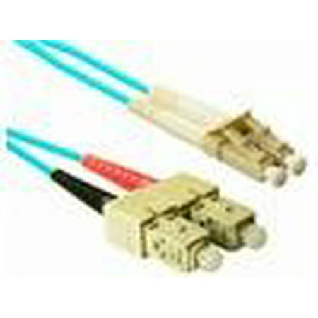 Duplex Multimode Pvc 1 Meter - Enet Solutions, Inc. Enet Sc To Sc 1 Meter Om3 10gb 50/125 Aqua Duplex Multimode Pvc Fiber Optic P
