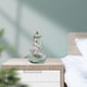 thumbnail image 5 of Quemador de de reflujo meditación decoración soporte de fuente de humo ornamento humo cerámica cascada para habitación Yoga Loto blanco celadón Soledad Quemador de incienso de reflujo, 5 of 7