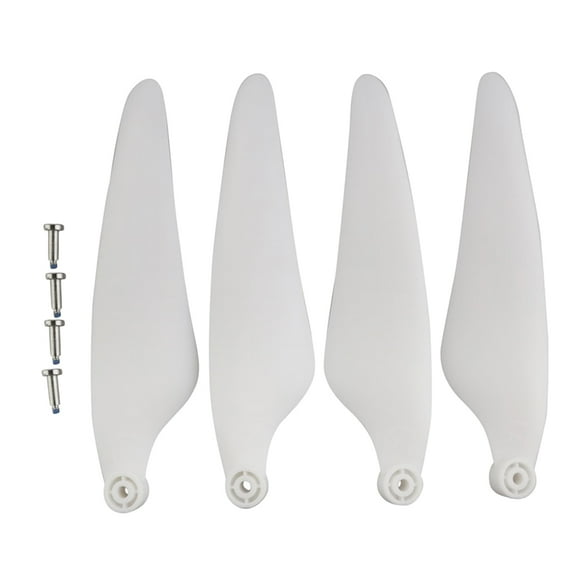 lionlar 4 Pcs Accessoires d'Hélice Dégagement Rapide Faible Bruit Accessoires Pale pour Hubsan Blanc