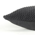 thumbnail image 2 of Rizzy Home Solid Light Texture Throw Pillow Black, 2 of 5