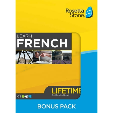 Rosetta Stone: Learn French Bonus Pack (Lifetime Access + Book