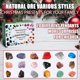 thumbnail image 3 of Calendario de Adviento de Navidad, Calendario de Cuenta Regresiva de Navidad de 24 Días de Crystal Ore, Caja de Regalo de Minerales, Calendario de Adviento de Juguete, 3 of 4