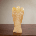 thumbnail image 3 of 100% Natural Yellow Aventurine Angel, 2" Yellow Crystal Angel, Healing Gift For Best Friend, Purify Aura Crystal, Table Decor, Good Luck Gift, 3 of 9