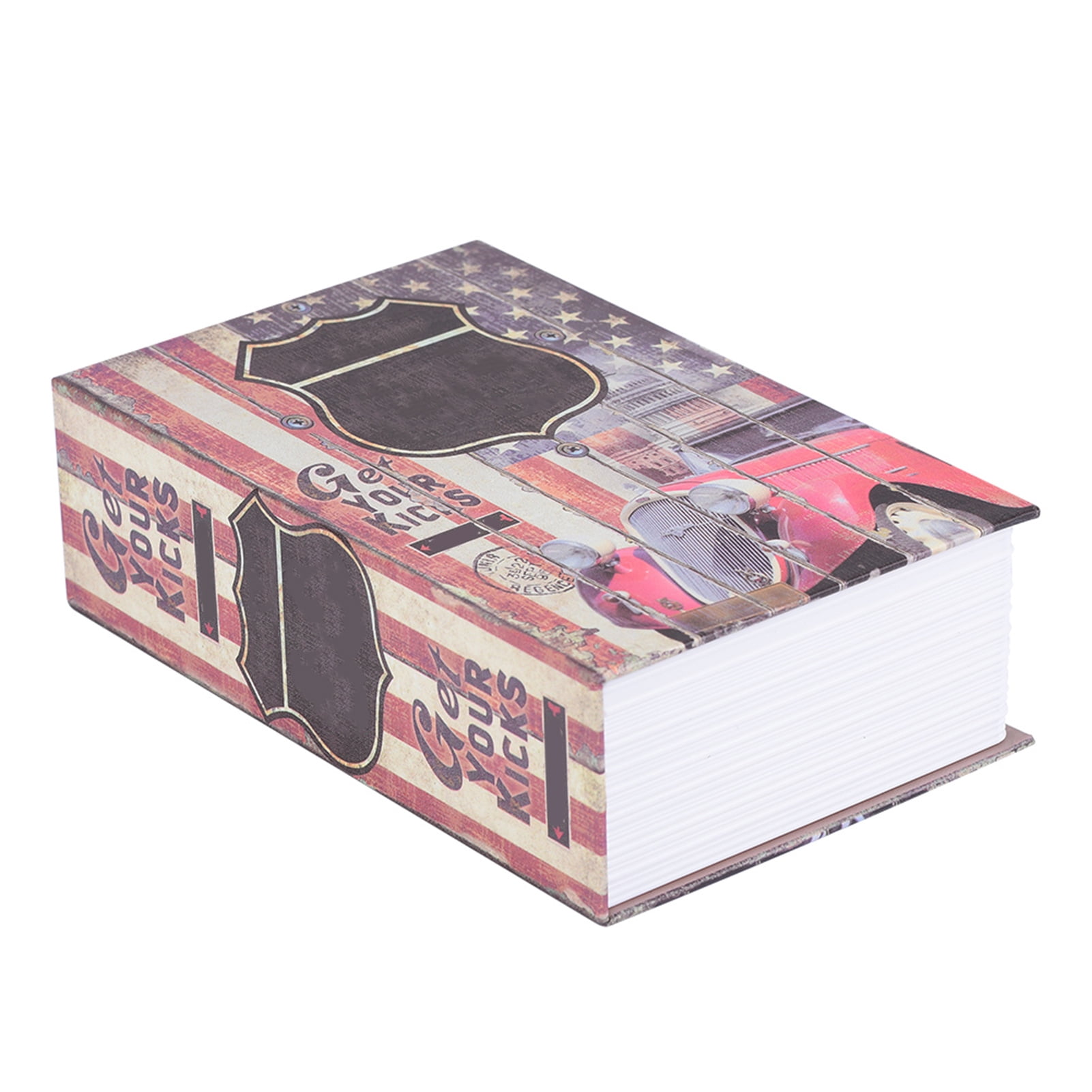 Secret Book Safe Box With Combination Lock - Disguised As A Book For Valuables Storage