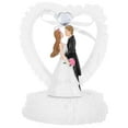 thumbnail image 1 of Adorno para tarta de boda, figura romántica de resina para novio y novia, 1 of 5