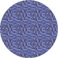 thumbnail image 1 of Ahgly Company Machine Washable Indoor Round Transitional Deep Periwinkle Purple Area Rugs, 3' Round, 1 of 7