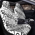 thumbnail image 2 of Uemuo Hand Drawn Snake Pattern Car Seat Covers for Front Seats Waterproof Seat Covers for Cars, Universal Auto Front Seats Protector Fits for Car-1, 2 of 6