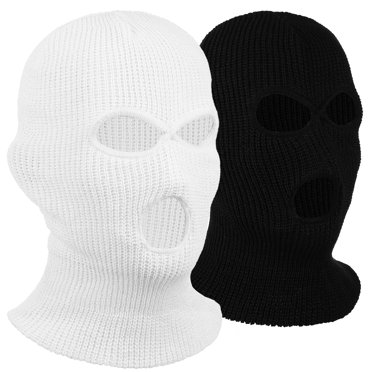 KAKOWELY Masques de Ski 2 Pcs Masques de Ski d'Hiver Masques à Couverture Complète Couvre-Chefs Masques Chauds Masques de Moto de Conduite Casquette Coupe-Vent Masques de Sports de Plein Air12.6"X7.09"X0.39 Pouces