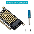 thumbnail image 6 of 5X A1708 SSD Adapter NVMe PCI Express PCIE to NGFF M2 SSD Adapter Card M.2 SSD Retina 13 Inch A1708, 6 of 6